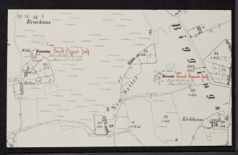 Papa Stour, Biggings, HU16SE 8, Ordnance Survey index card, Recto