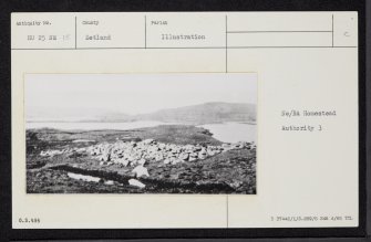 South Houllan, HU25NE 15, Ordnance Survey index card, Recto