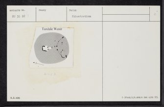 Turdale Water, HU35SW 1, Ordnance Survey index card, Recto