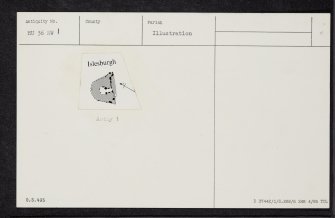 Islesburgh, HU36NW 1, Ordnance Survey index card, Recto