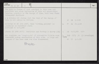Beorgs Of Uyea, HU39SW 2, Ordnance Survey index card, page number 2, Verso
