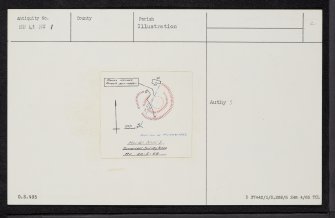 Dalsetter, HU41NW 1, Ordnance Survey index card, Recto