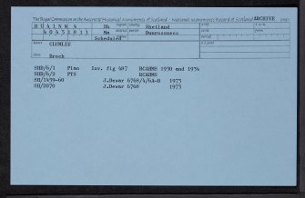 Clumlie, HU41NW 4, Ordnance Survey index card, Recto