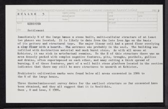 Kebister, HU44NE 5, Ordnance Survey index card, page number 2, Recto