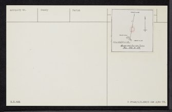 Laxo, HU46SW 4, Ordnance Survey index card, Verso