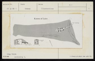 Knowe Of Lairo, HY32NE 6, Ordnance Survey index card, page number 1, Recto