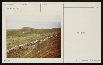 Knowe Of Lairo, HY32NE 6, Ordnance Survey index card, page number 2, Verso