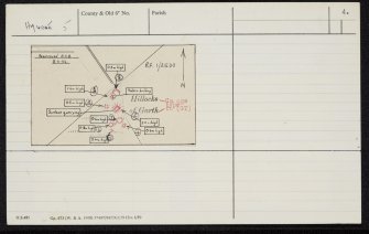 Hillocks Of Garth, HY40NE 5, Ordnance Survey index card, page number 4, Verso