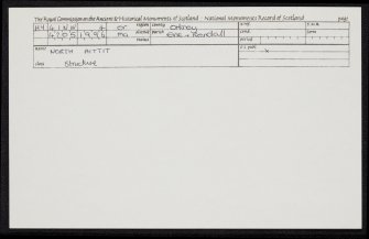 North Aittit, HY41NW 4, Ordnance Survey index card, Recto