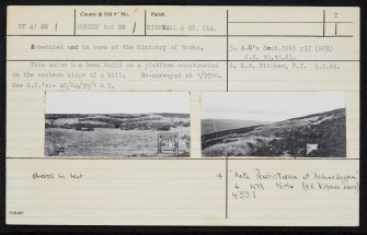 Wideford Hill, HY41SW 1, Ordnance Survey index card, page number 2, Recto