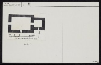 Wyre, St Mary's Chapel, HY42NW 4, Ordnance Survey index card, Recto