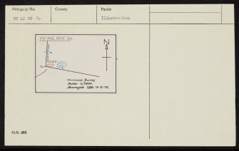 Wyre, Testaquoy, HY42NW 34, Ordnance Survey index card, Recto