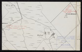Rousay, Bigland Long, HY43SW 12, Ordnance Survey index card, Recto