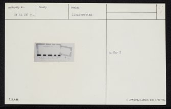 Westray, Pierowall, Lady Kirk, HY44NW 2, Ordnance Survey index card, page number 1, Recto