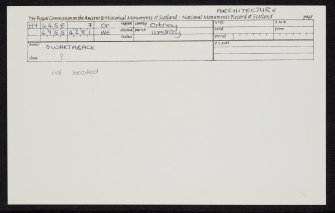 Westray, Swartaback, HY44SE 7, Ordnance Survey index card, Recto