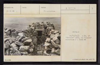 St Kilda, Hirta, Gleann Mor, NA00SE 1, Ordnance Survey index card, page number 5, Recto
