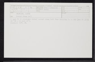 Lewis, Balallan, NB22SE 2, Ordnance Survey index card, Recto