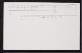 Lewis, Balallan, NB22SE 2, Ordnance Survey index card, Recto