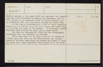 Lewis, Galson, NB45NW 2, Ordnance Survey index card, page number 4, Verso