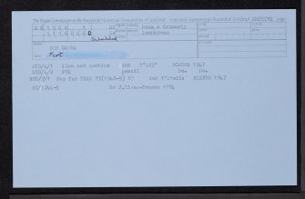 Dun Canna, NC10SW 1, Ordnance Survey index card, Recto