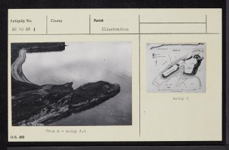 Dun Canna, NC10SW 1, Ordnance Survey index card, Recto