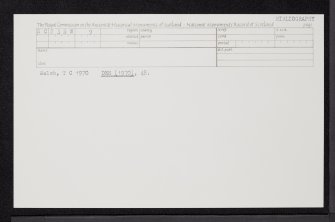 Torgawn, NC23SW 9, Ordnance Survey index card, Recto