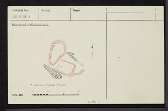 Sandwood Bay, NC26NW 1, Ordnance Survey index card, Recto