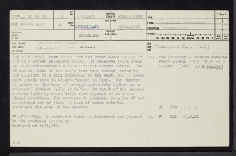 Garbh Ath Chaoruinn, NC30NW 6, Ordnance Survey index card, page number 1, Recto