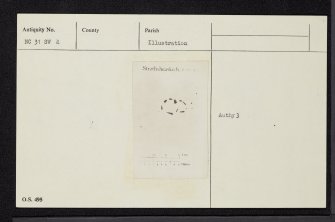 Strathseasgaich, NC31SW 2, Ordnance Survey index card, Recto