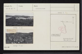 Cape Wrath Hotel, NC36NE 10, Ordnance Survey index card, Recto