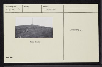 The Ord, NC50NE 19, Ordnance Survey index card, Recto