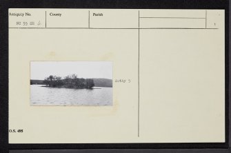 Grianan, Lochan Hakel, NC55SE 4, Ordnance Survey index card, page number 1, Recto