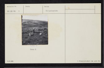 Lettie's Grave, NC60NE 1, Ordnance Survey index card, Recto