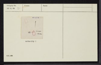 Allt A' Bhealaich, NC63NE 21, Ordnance Survey index card, Recto