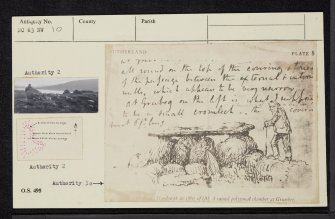 Grumbeg, NC63NW 10, Ordnance Survey index card, Recto