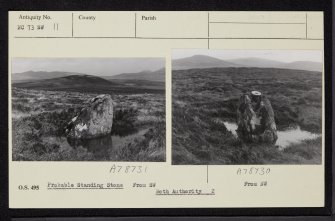 Leathad An Daraich, NC73SW 11, Ordnance Survey index card, Recto