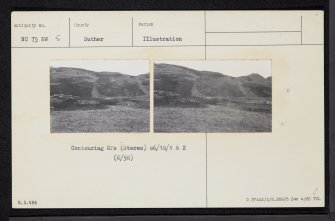 Dail Na Drochaide, NC75NW 5, Ordnance Survey index card, Recto