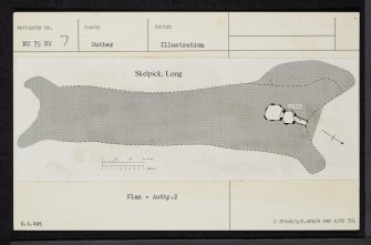 Skelpick, Long, NC75NW 7, Ordnance Survey index card, Recto