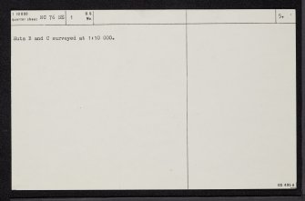 Armadale Burn, NC76SE 1, Ordnance Survey index card, page number 5, Recto