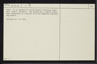 An Lon, NC83SW 19, Ordnance Survey index card, page number 2, Verso