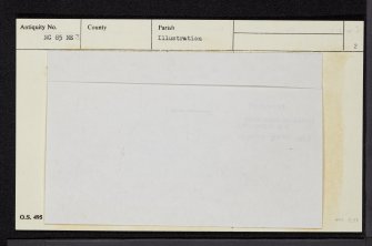 Dalhalvaig, NC85NE 3, Ordnance Survey index card, page number 2, Verso