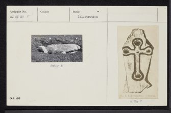 Dail A' Bhaite, NC86SW 5, Ordnance Survey index card, Recto