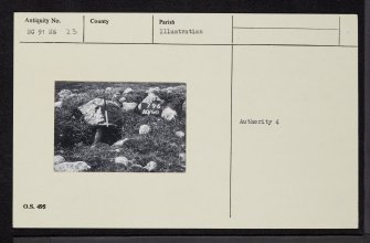 Torrish, NC91NE 23, Ordnance Survey index card, Recto