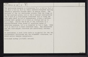 Achins, NC96SE 32, Ordnance Survey index card, page number 3, Recto