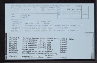 Ousdale, ND01NE 7, Ordnance Survey index card, Recto