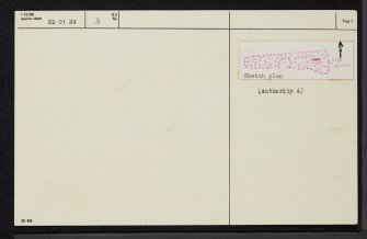Caen Burn South, ND01NW 3, Ordnance Survey index card, page number 2, Verso