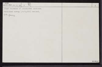 Bouilag, ND03SE 6, Ordnance Survey index card, page number 4, Verso