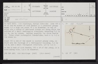 Strathmore Lodge, ND04NE 2, Ordnance Survey index card, page number 1, Recto