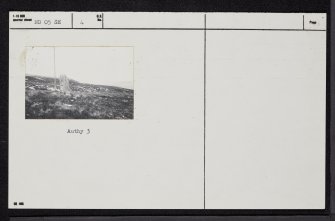 Ben Dorrery, ND05SE 4, Ordnance Survey index card, Recto