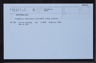 Achsteenclate, ND05SW 7, Ordnance Survey index card, Recto